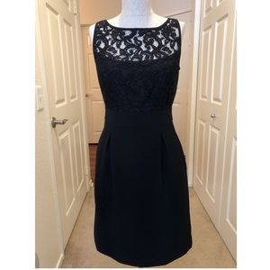WHBM Lace Bodice fitted dress